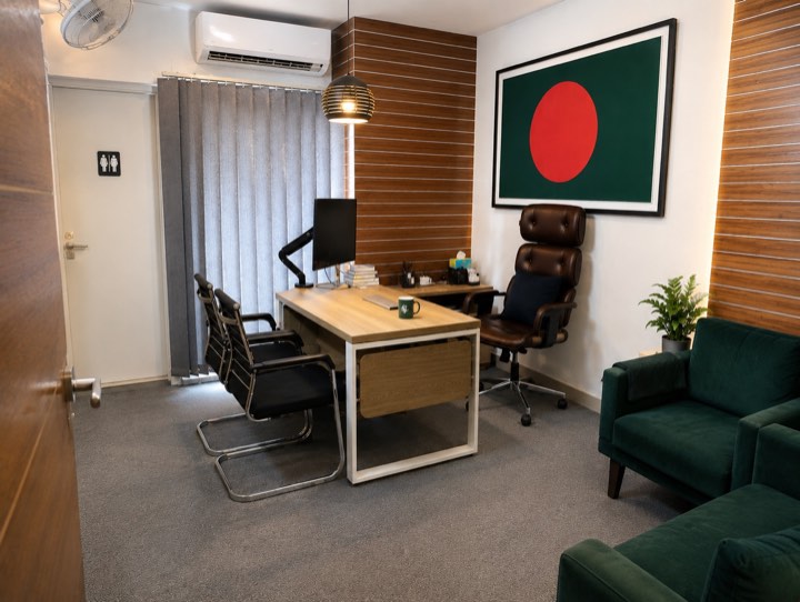 Premier private cabin at Spaces by Greenbud